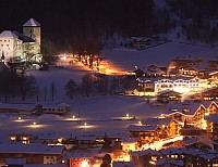 Kaprun bei Nacht © Hotel Sonnblick 